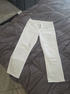 Levi's White Straight-Leg Women's Jeans